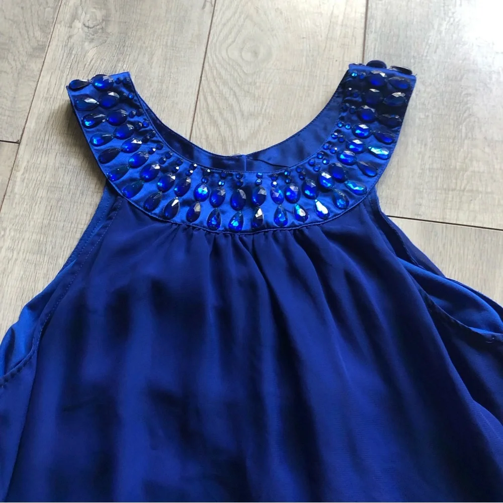 Ultra pink blue top size L
